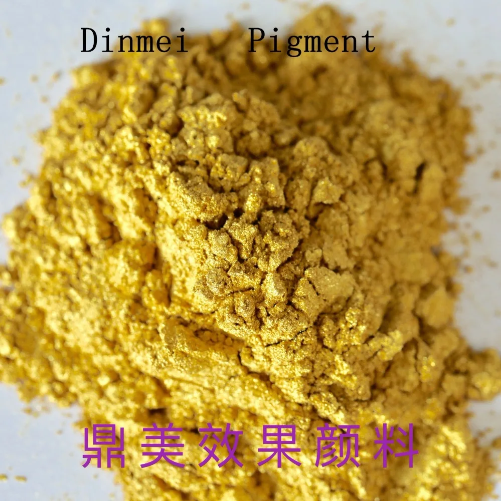 Diamond Gold Copper Powder Synthetic Mica Pigment For Makeup