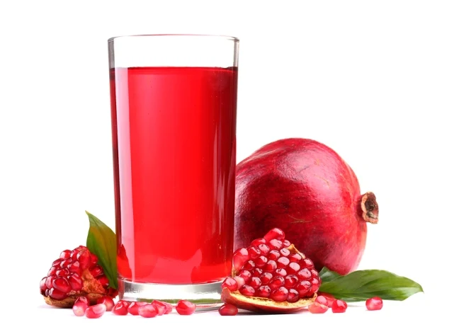Bottled Pomegranate Red Juice Drink