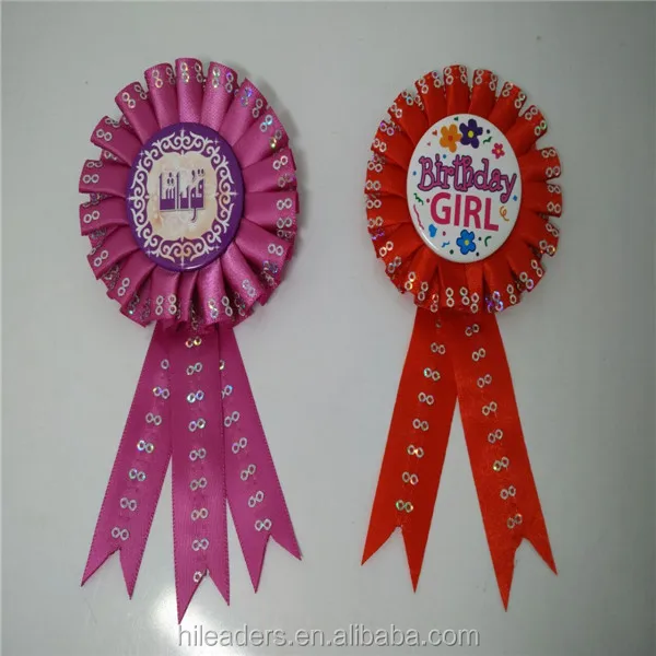 Wholesale Satin Ribbon Metal Rosette