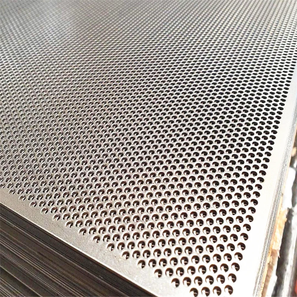 Customize perforated metal screen panels used in building fence