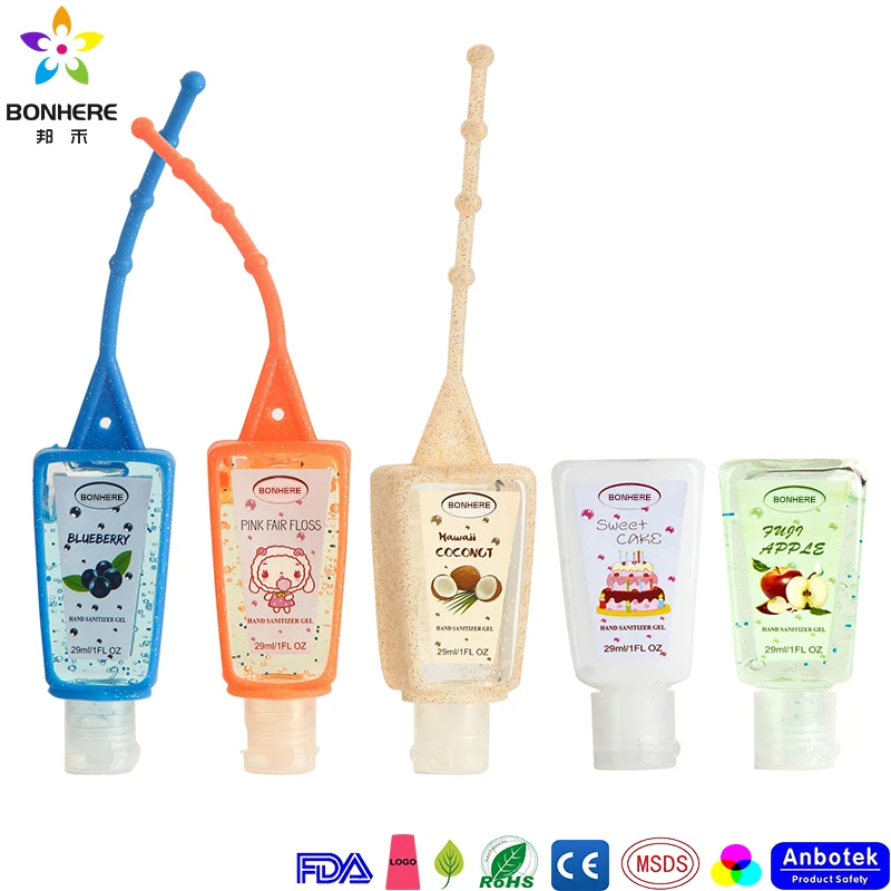 High Quality Alcohol Free Hand Sanitizer Gel Holders for Walmart,Antibacterial Silicon Case, Alcohol Gel Silicon Cover