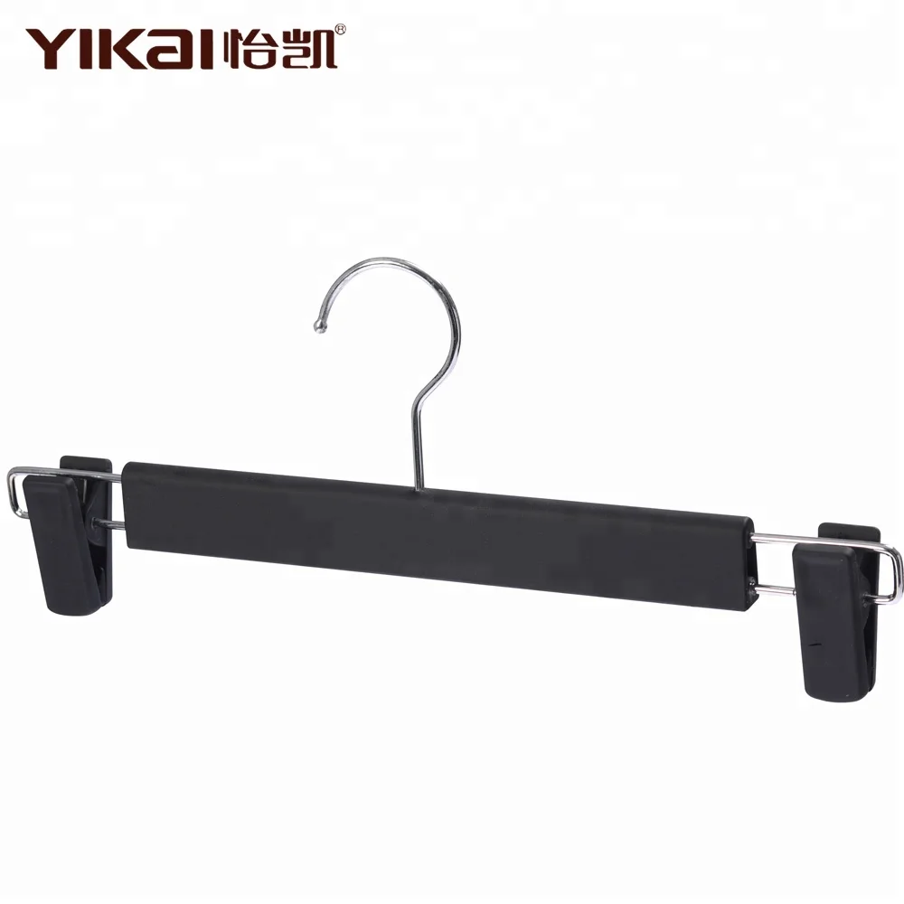 Classic Hot Selling Pants Hanger with Smooth Metal Clips for Skirts Display Hanger