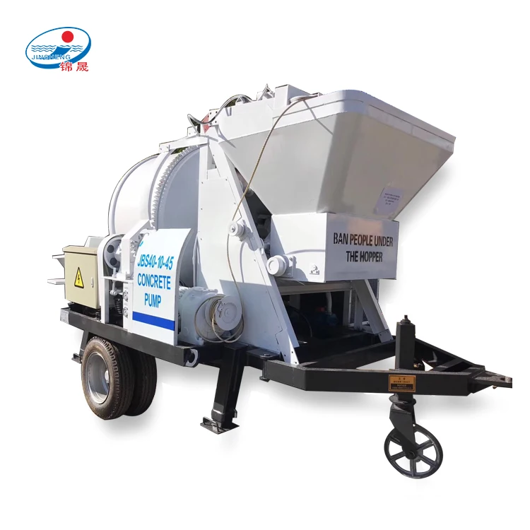 With good quality mini mobile cement concrete mixer pump