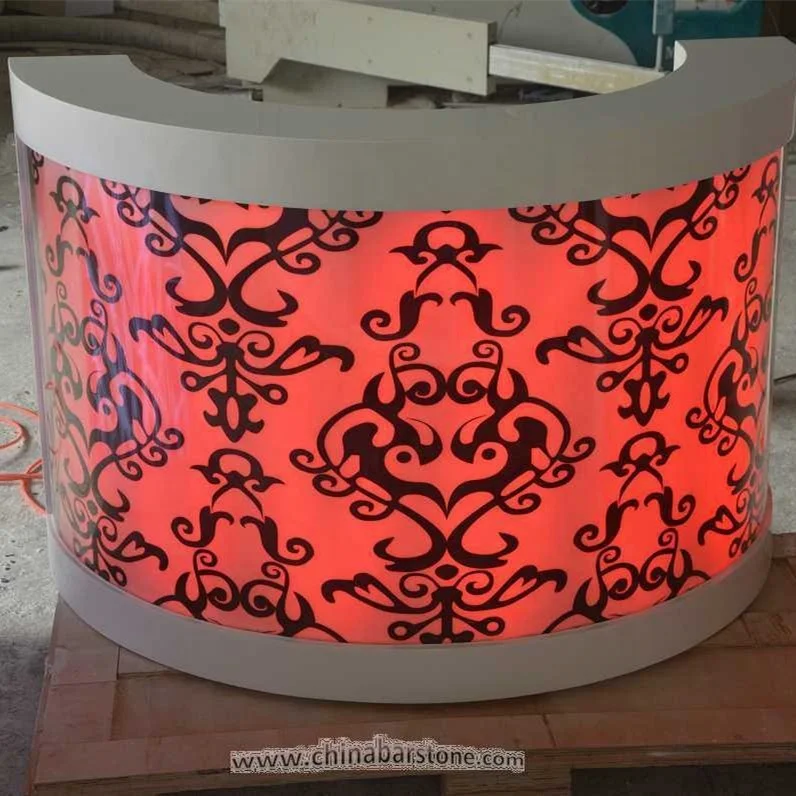 Customized Led displays dj equipment light mixer music mixer dj table stand booth