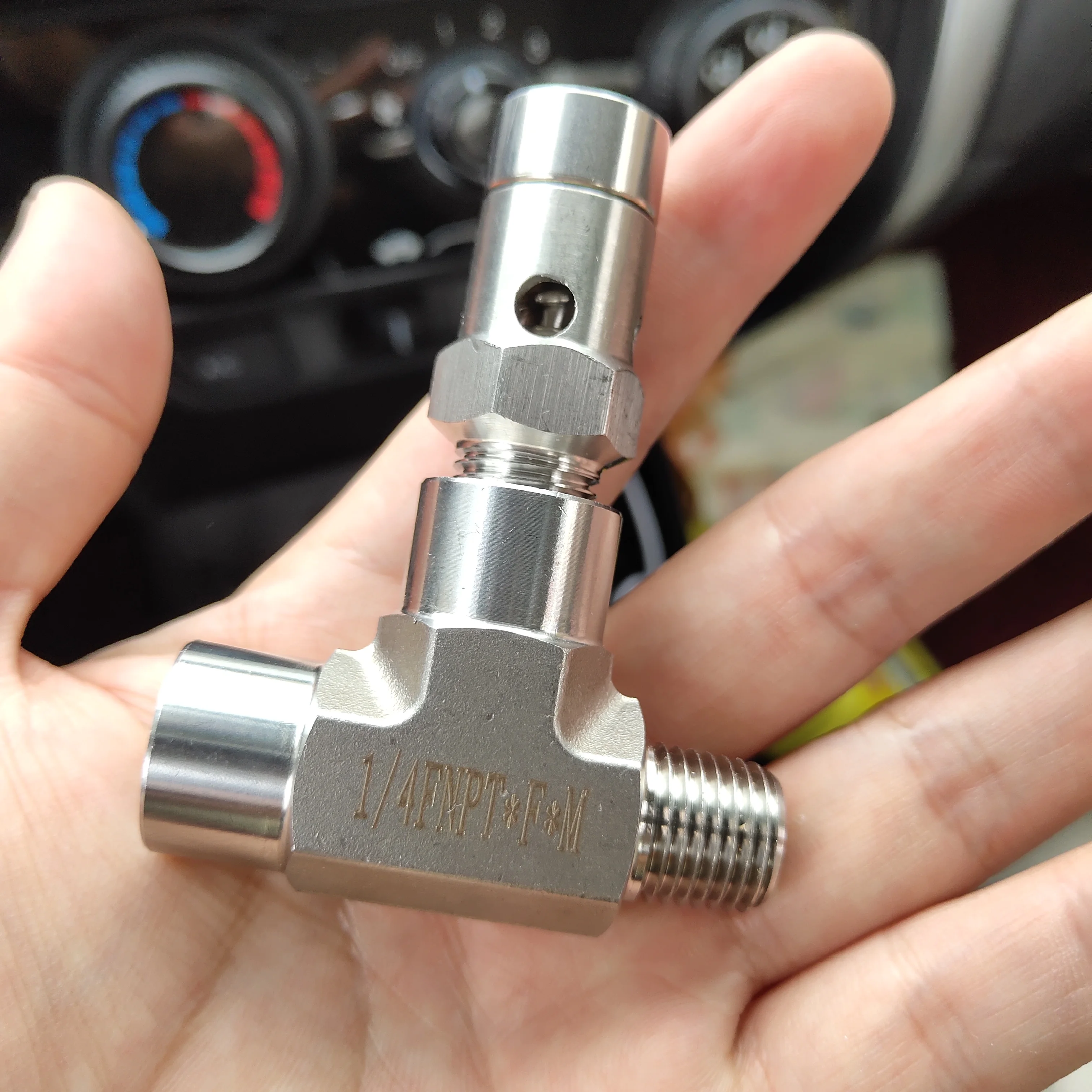 SS304/SS316L Adjustable Pressure Relief Valve