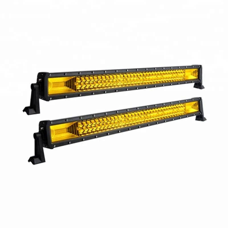 Yellow 144w 216w led light bar 540w 432w 270w 3 row LED long strip lamp