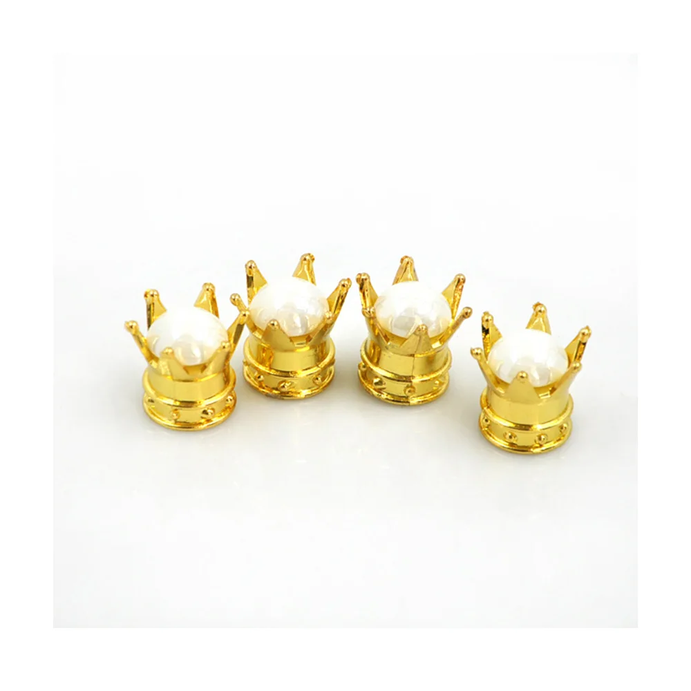 1 Sets 4pcs Fit For All Model Auto Car air alert tire valve cap Fashion New Design Crown