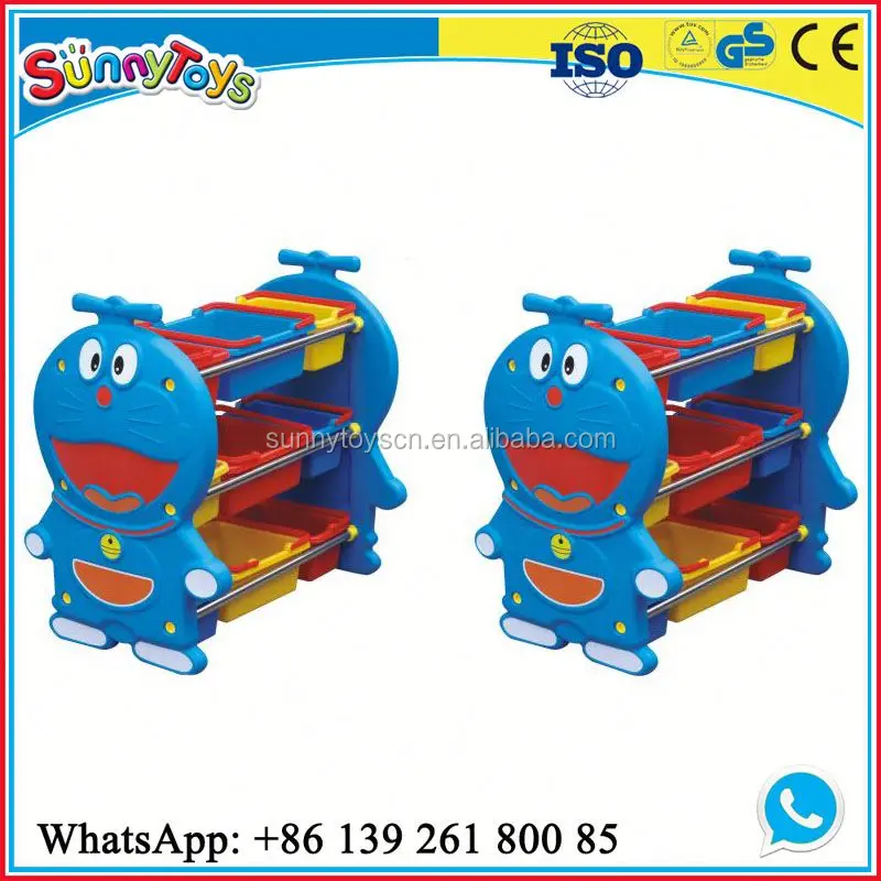 Vintage industrial furniture children plastic kids cup shelf