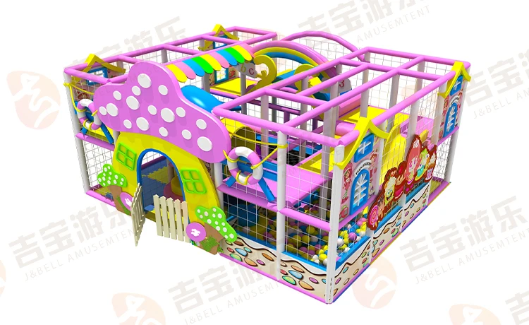 Candy series children durable commercial indoor playground equipment