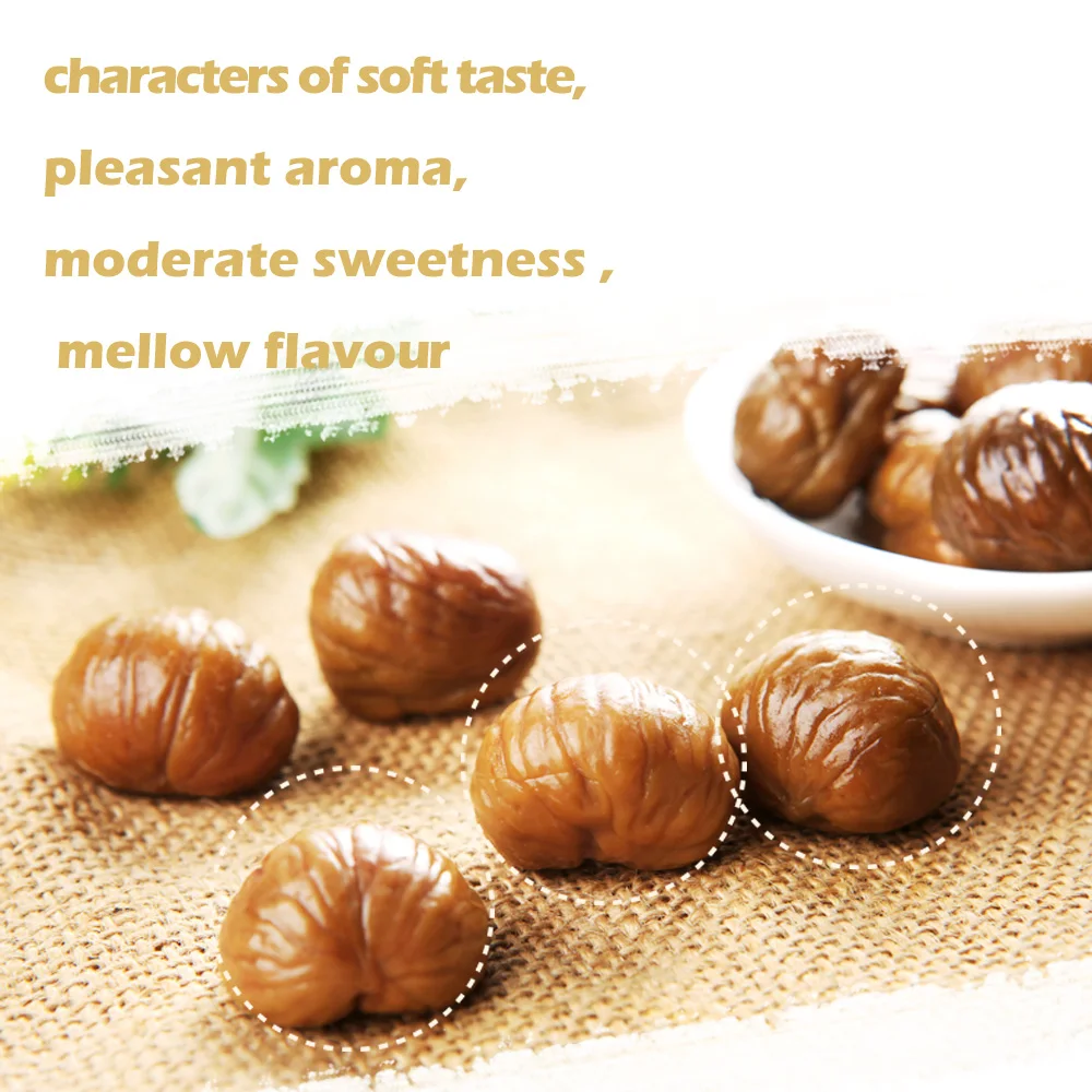 OEM ready to eat snacks 100g peeled chestnut