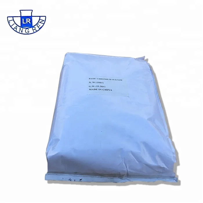 Leather Tanning Chemical Basic Chromium Sulphate From Factory