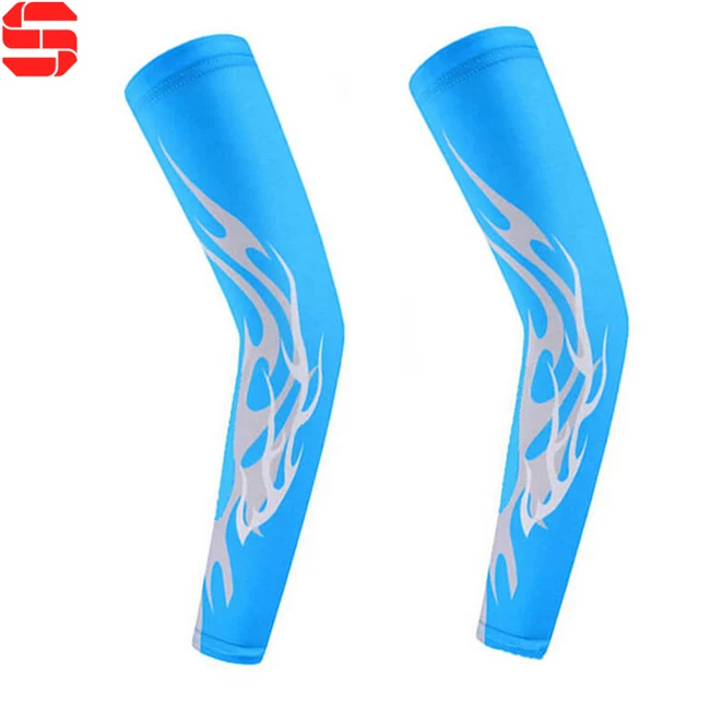 Custom Logos Cool Arms Sleeves Custom Sublimation Printing Cycling Arm Warmers Bicycle Cycling Arm Sleeves