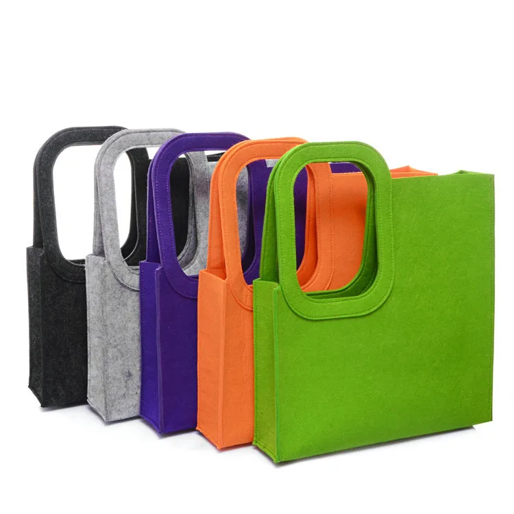 Оптовая продажа Уникальные Специальные индивидуальные одиночные Сумки хозяйственная фетровая Сумка-тоут для женщин