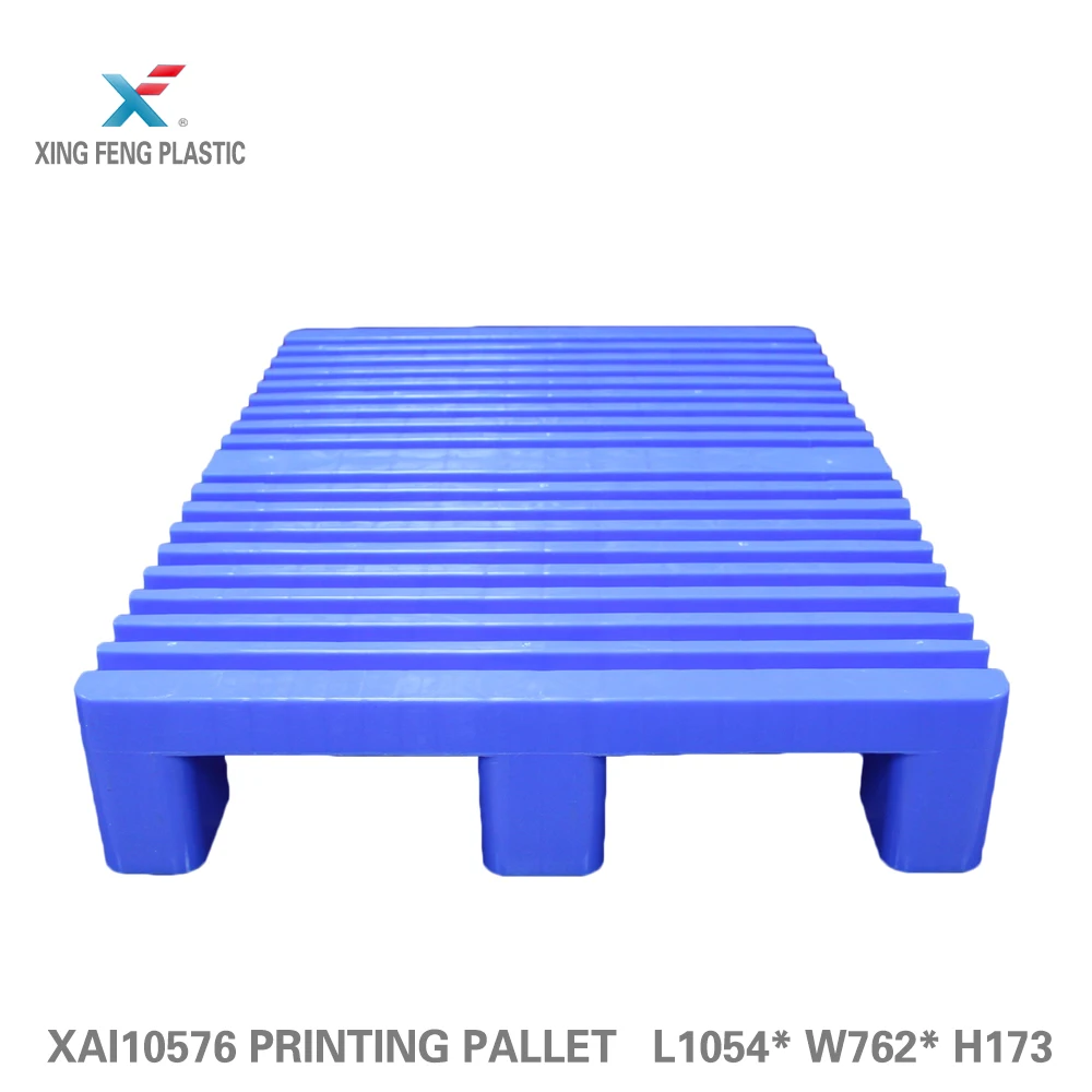 Printing machine eu high quality grid recyclable plastic pallet,printer pallets
