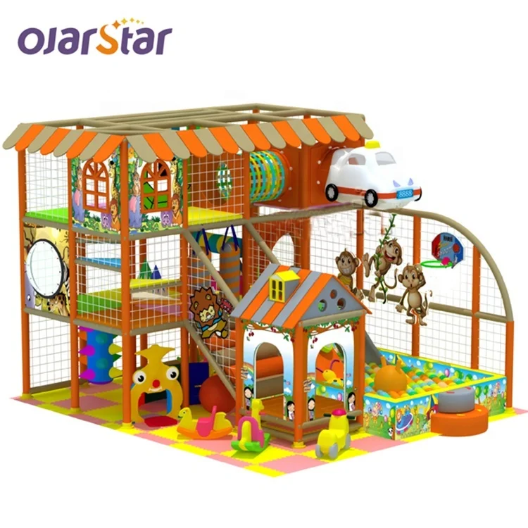 
 Оборудование для детского парка развлечений Worldstar, детская Коммерческая крытая игровая площадка  