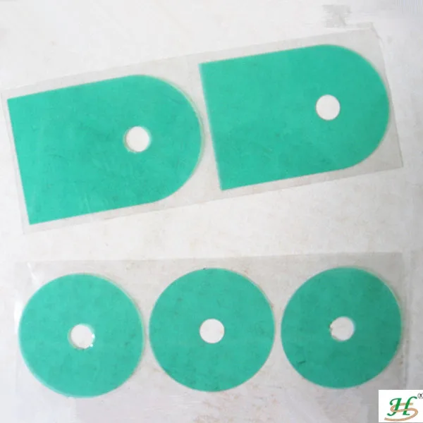Green Color Double Sided Die Cutting Adhesive Die Cut Green Pet Tape