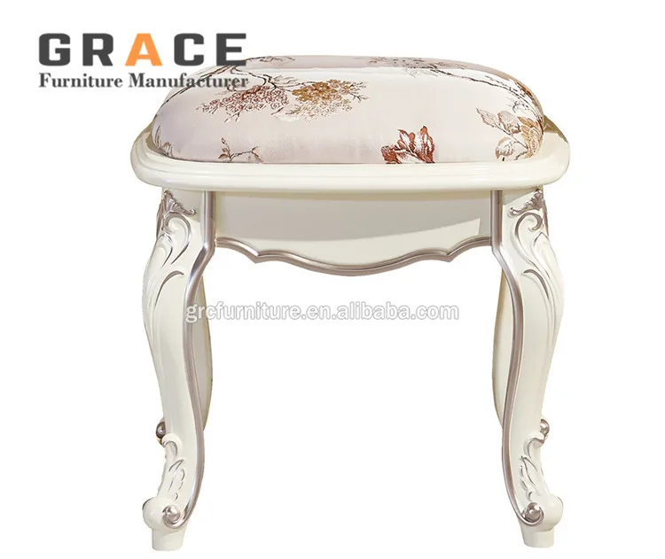 H8801W hotel antique designs of bed and dressing table with almirah