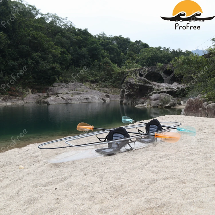 China kayak transparente kayak with stabilizer
