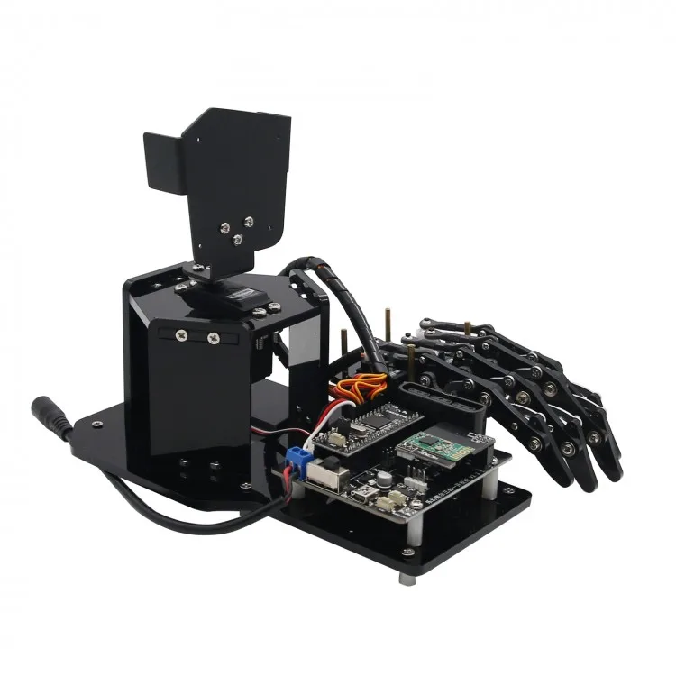 Самодельный бионический робот с открытым исходным кодом для рук и правой руки с пятью пальцами для версии STM32 + переносной механический Glov-e