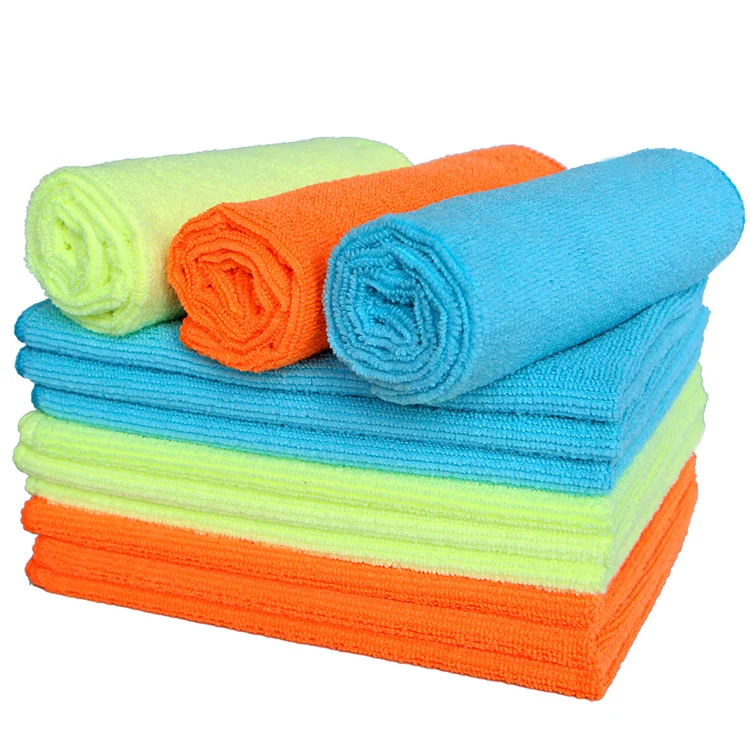Eco-Friendly custom logo micro fiber car cleaning cloth towel