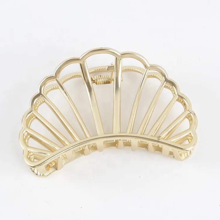 2022 Ins гладкая Корейская заколка для волос с захватом Европейская и американская маленькая Ретро женская заколка для волос большого размера из металлического сплава для взрослых