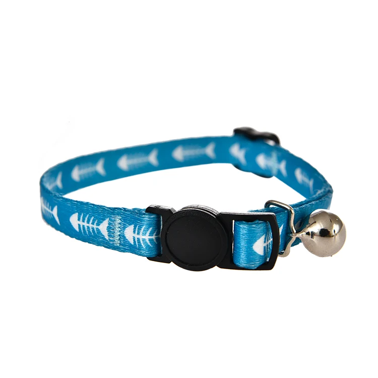 Petstar Various Sizes Cat Shock Safety Neck Collar Safety Buckle With Bell Breakaway Wholesale Cat Collar