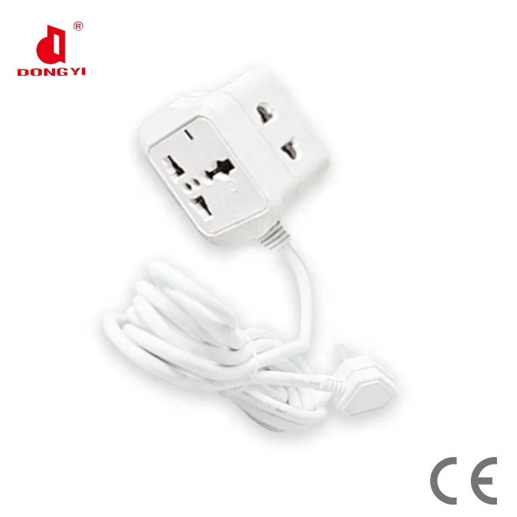 two ways to three ways Extension Power Cords power string extension socket with 5 meter ,10 meter , 20 meter copper cable wire
