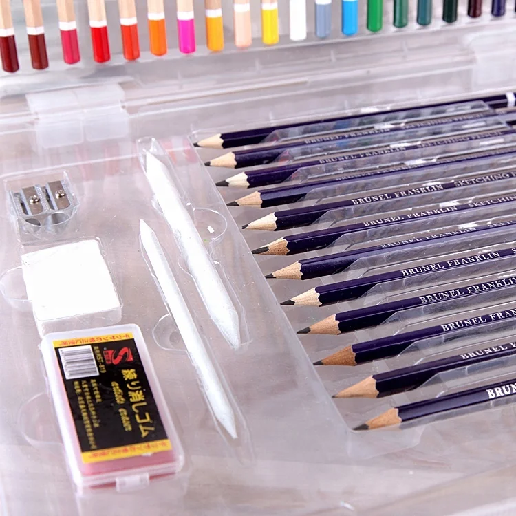 Color Pencil and Graphite Pencil Art Set For Student