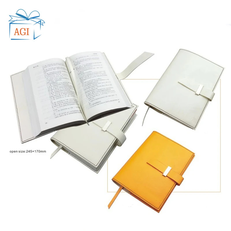Moden design Leather embossed Colorful A4 pvc book cover