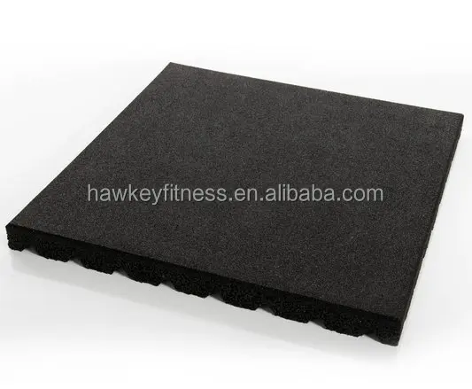 Gym Rubber Flooring SBR Rubber Tile High Quality