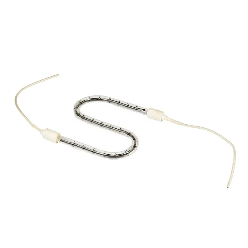 Infrared replacement halogen quartz heater tube 400w