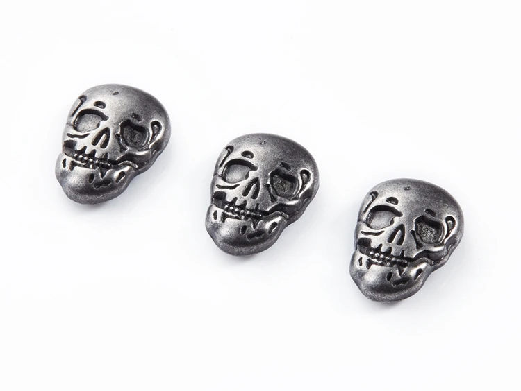 Wholesale Custom Special Style Metal Alloy Skull Rivet Skull Head Stud Rivet Button For Garment