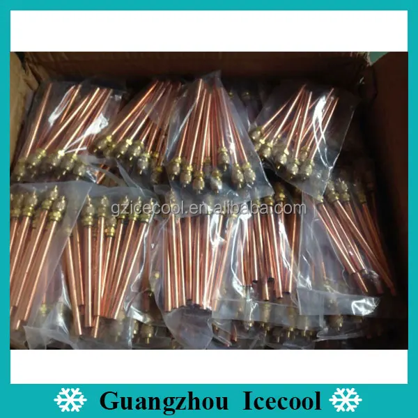 Cheap price 100mm refrigeration 1/4 copper schrader valve /one way valve /copper check valve