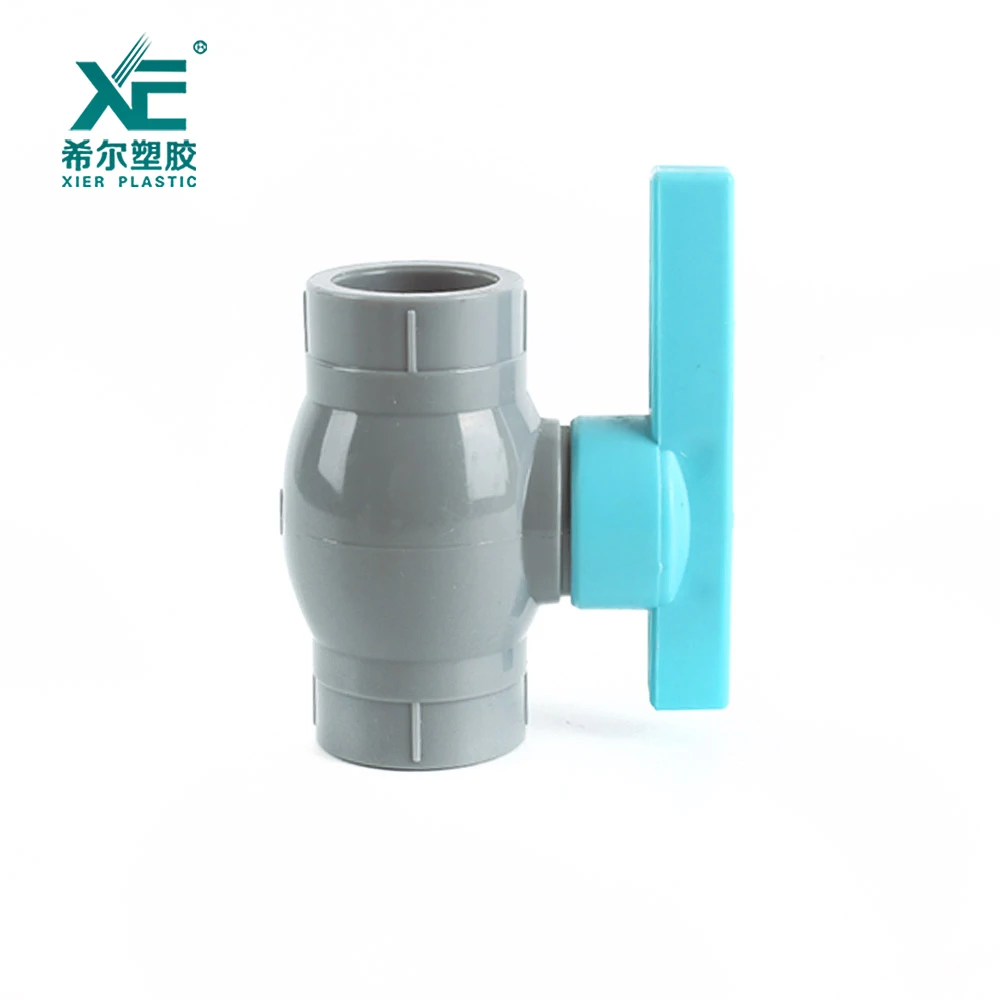 Excellent quality durable free sample pvc plastic ball valve