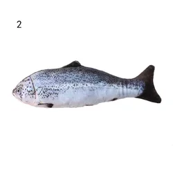 Artificial Fish Sleeping Mint Catnip Puppy Teeth Chew Plush Dog Cat Toys