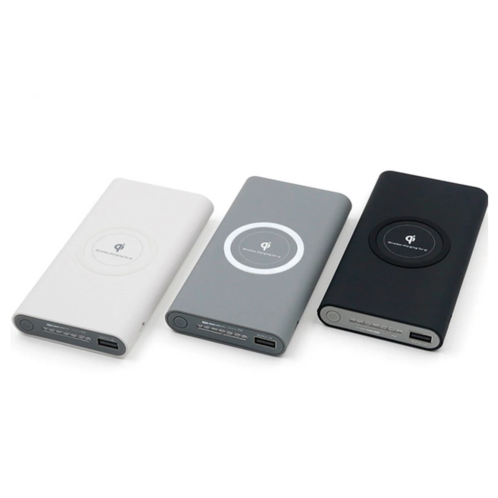 2018 трендовые Горячие Продукты QI Беспроводное зарядное устройство Power Bank 10000 мАч