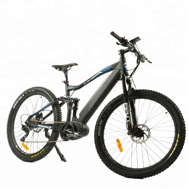 27.5inch full suspension Aluminum Alloy 160N.m Speed Torque 1000W 8fun middle motor 48V 17AH MTB electric mountain bicycle