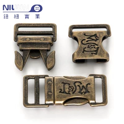 Bag Hanger Fixed Single Adjuster Quick Side Release metal suspender adjuster industrial buckle
