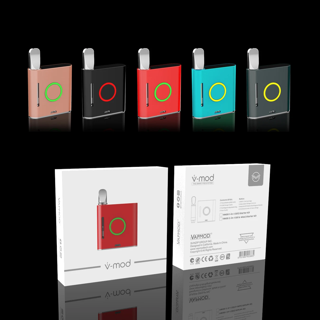 
OEM Available 2018 Newest Design 900mAh CBD Box Vape Mod 