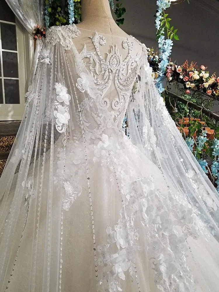 Wholesale Turkey Russian Ball Gown Applique  Wedding Dress