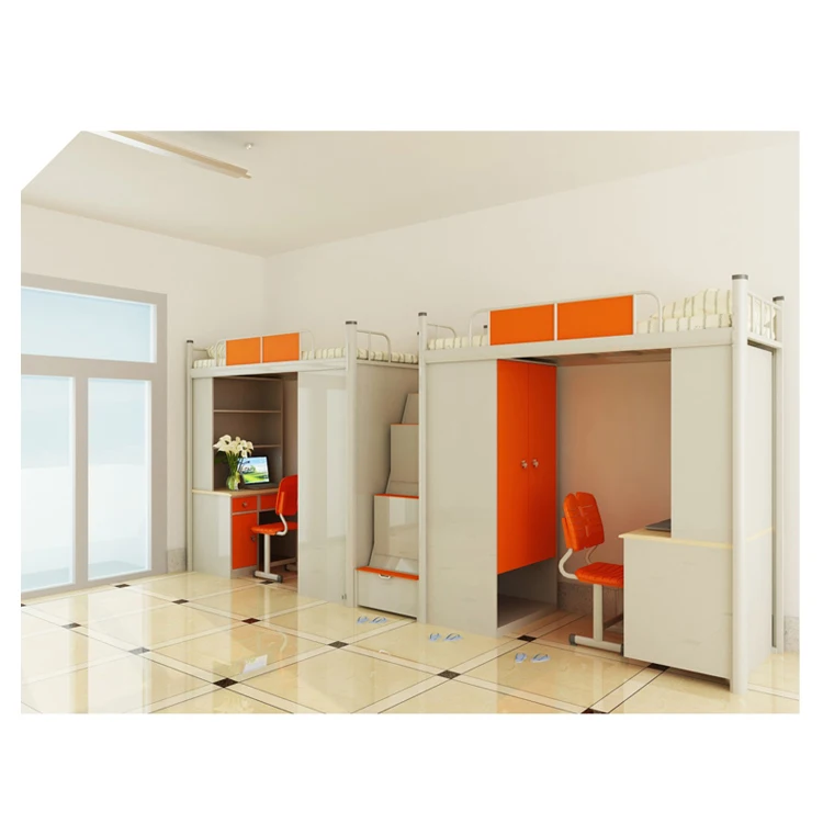 cheap bedroom furniture set dorm bunk bed for sale