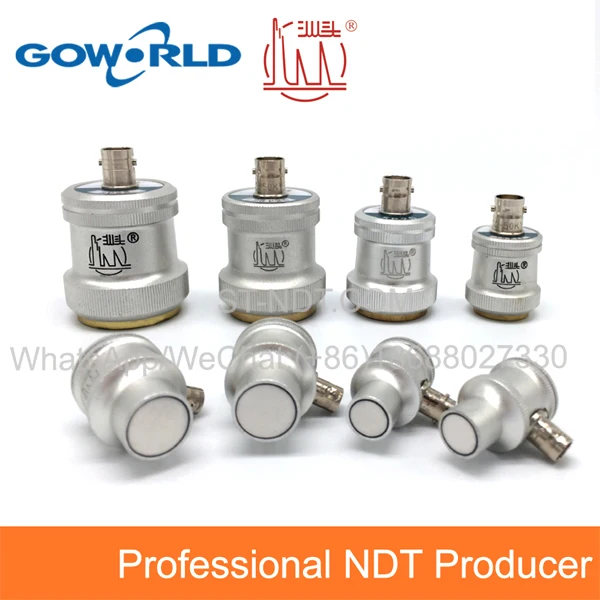 GOWORLD Contact Probes Single Element Longitudinal Wave Conventional BNC Ultrasonic Transducer NDT sensor