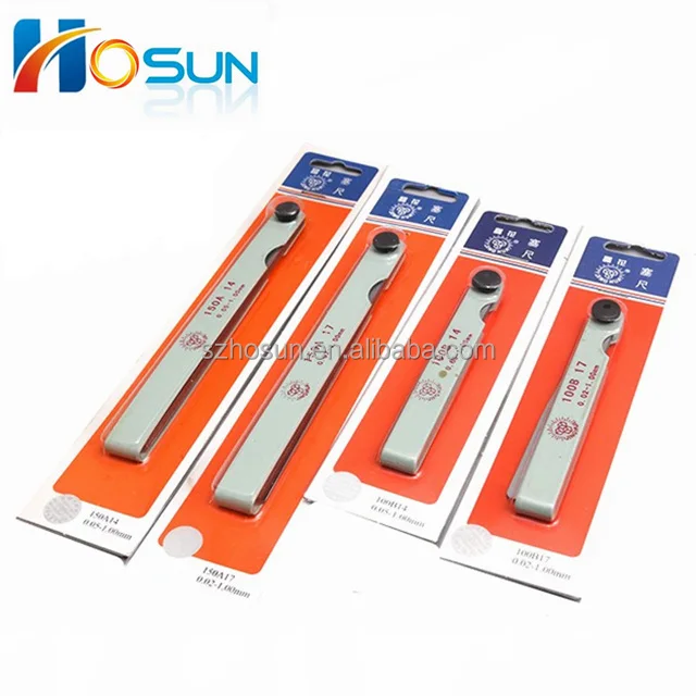 Stainless steel  feeler gauge thickness gauge