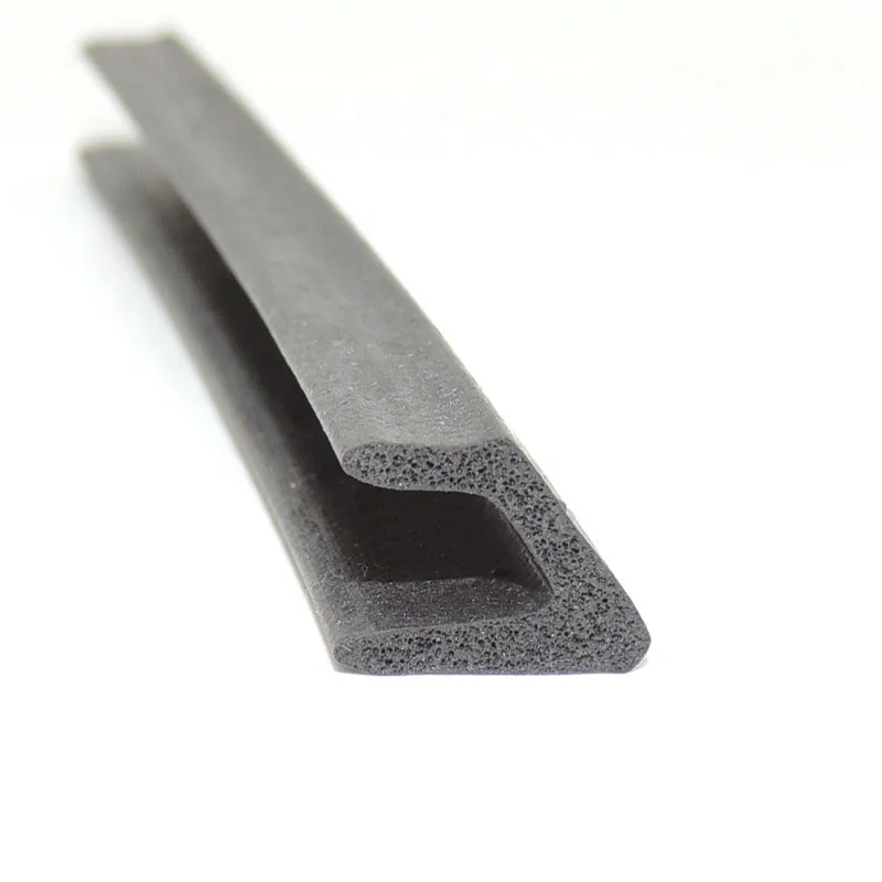 u shaped soft rubber foam sponge profile seal