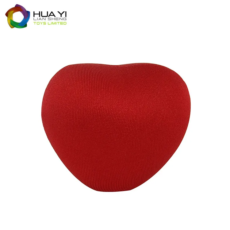 Medical Soft Material Strengthen Hand Exercises Relief Stress Squeezing Smiley Ball Heart Stress Ball With Free Sample