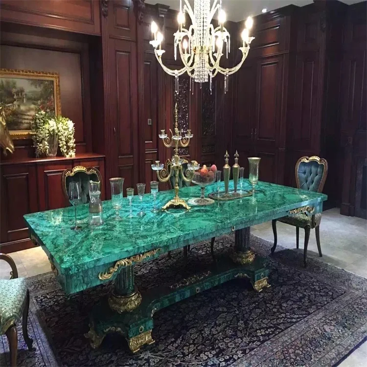 
Shengyao Gemstone Malachite Big Slabs/Wall Column/Floor Tiles/Vanity Top/Interior Or Outside Decoration 
