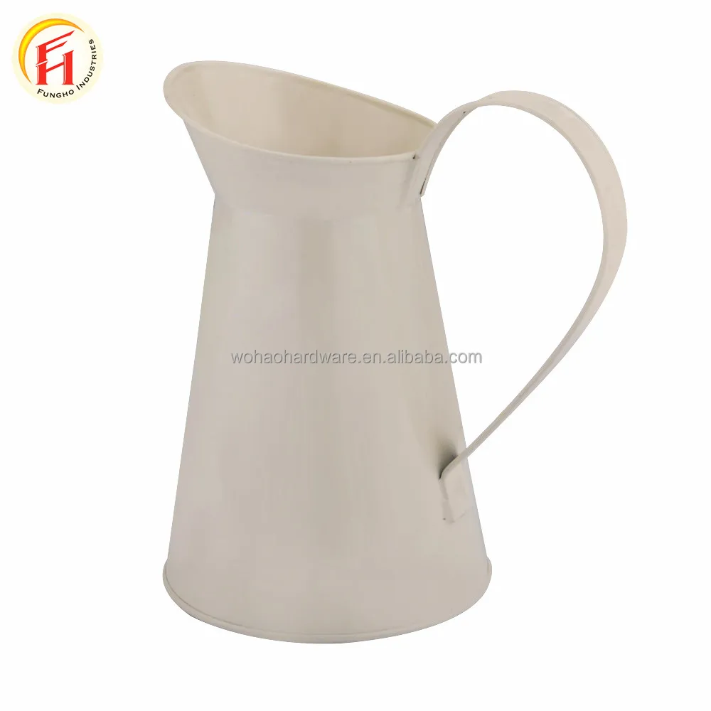 
Metal Mini Garden Decor Vintage Style Galvanized Watering Can Planter Pot 