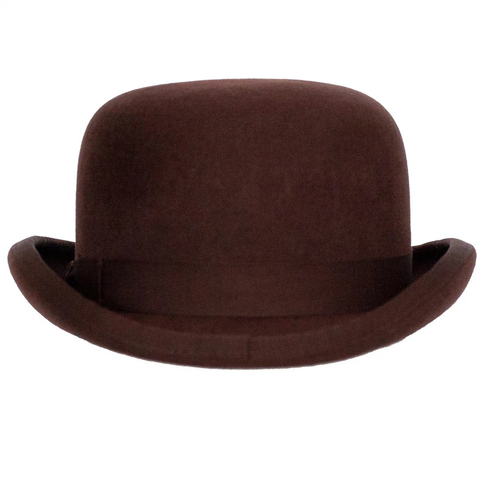 
Wholesale Fleming Firm Felt Derby Bowler Hat 100% Wool 