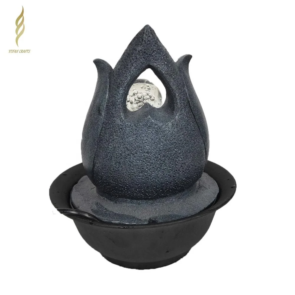 Custom New Design Feng Shui Fountain Indoor Tabletop Water Fountain