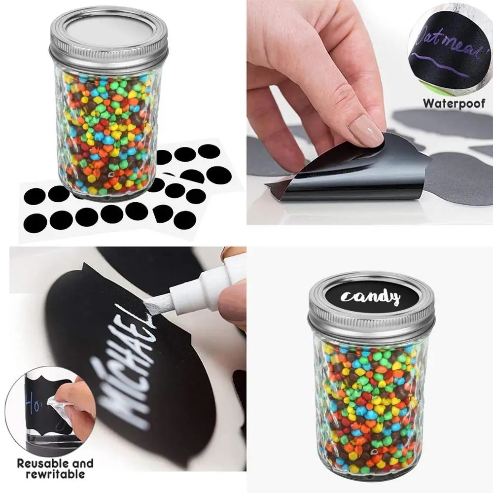  Customized logo 16 OZ glass mason jar with screw top